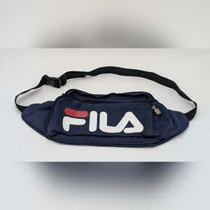 Fila Dark Blue Belt Bag with Logo